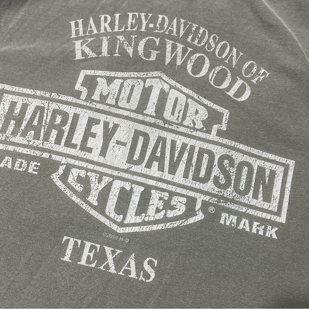 Harley-Davidson Men's XL Graphic T-shirt 2014 distressed Motorcycle Biker - Picture 5 of 12